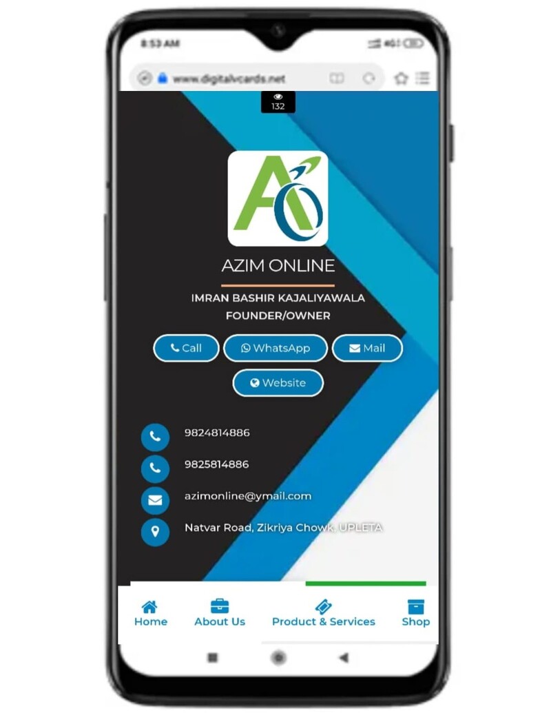 Digital Business Card Template 3